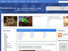 Tablet Screenshot of molodezhi.ru
